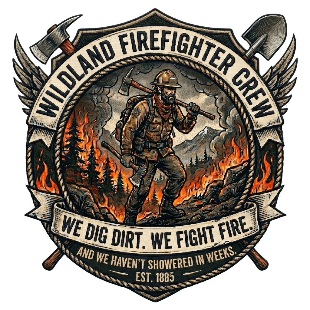 "We Dig Dirt" Wildland Firefighter Sticker