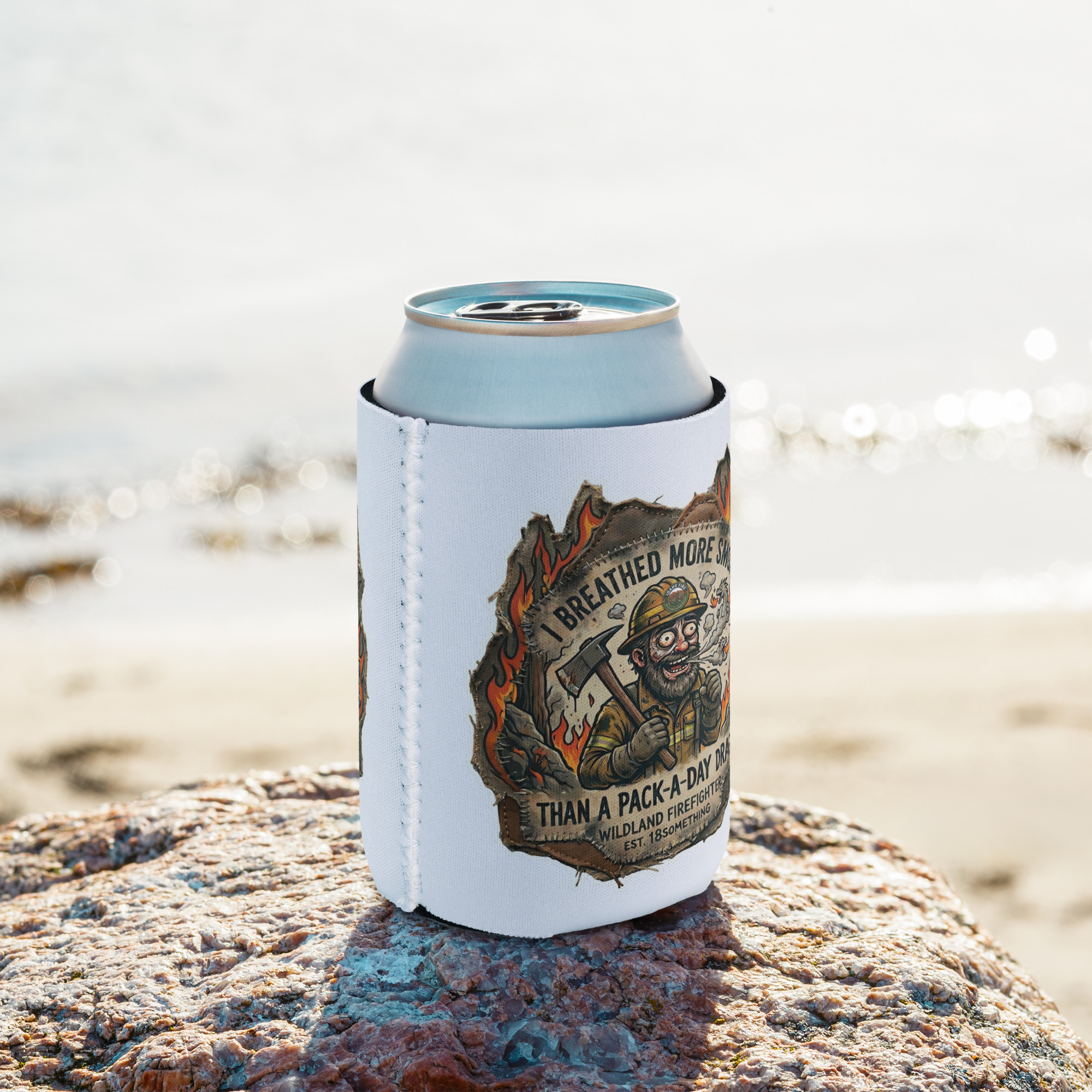 "Pack a Day Dragon" Can cooler - Image 2