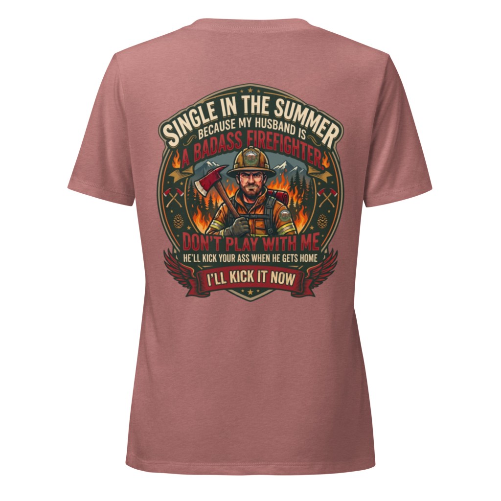"Badass Wife" Women's Wildland Fire Tee