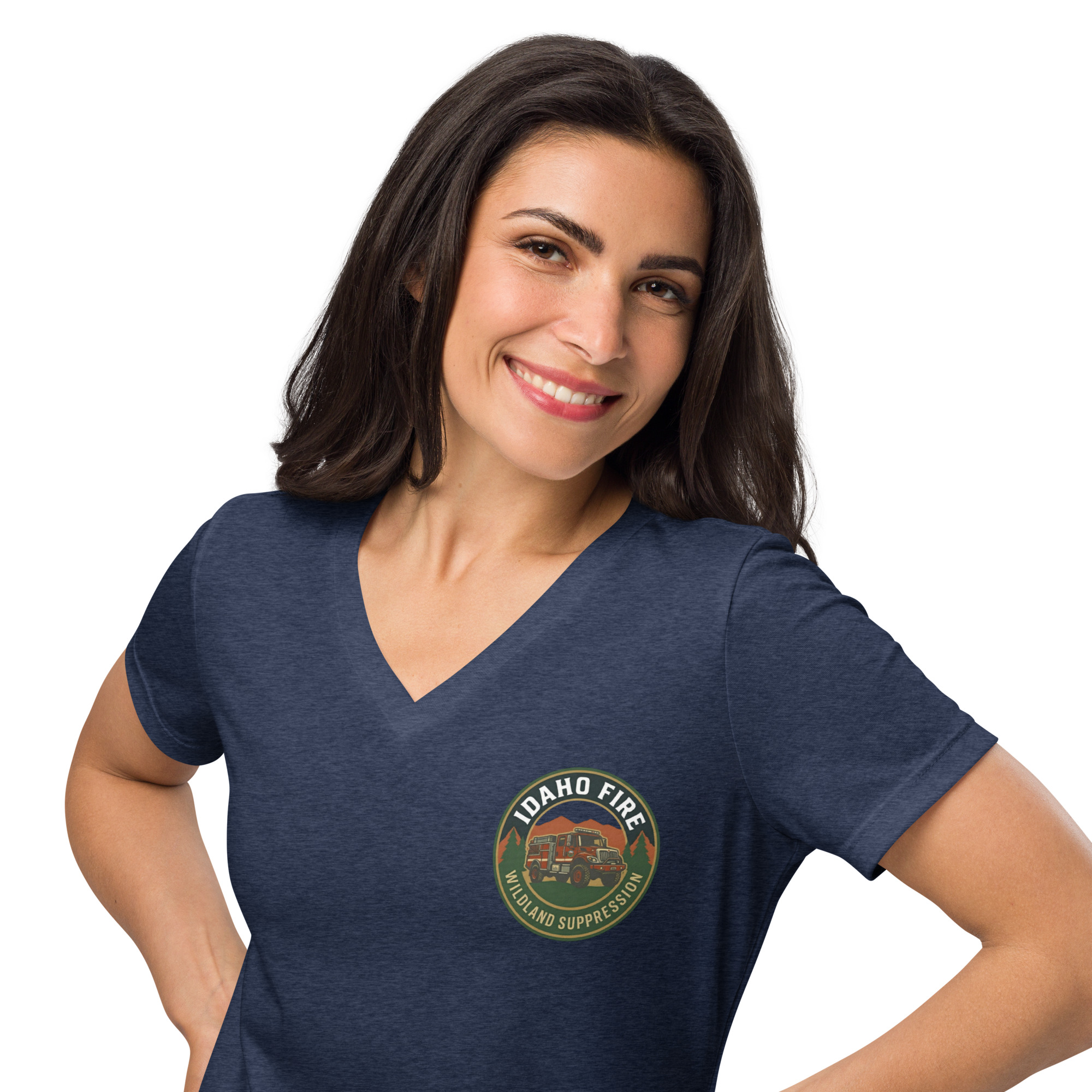 "Badass Wife" Women's Wildland Fire Tee - Image 26