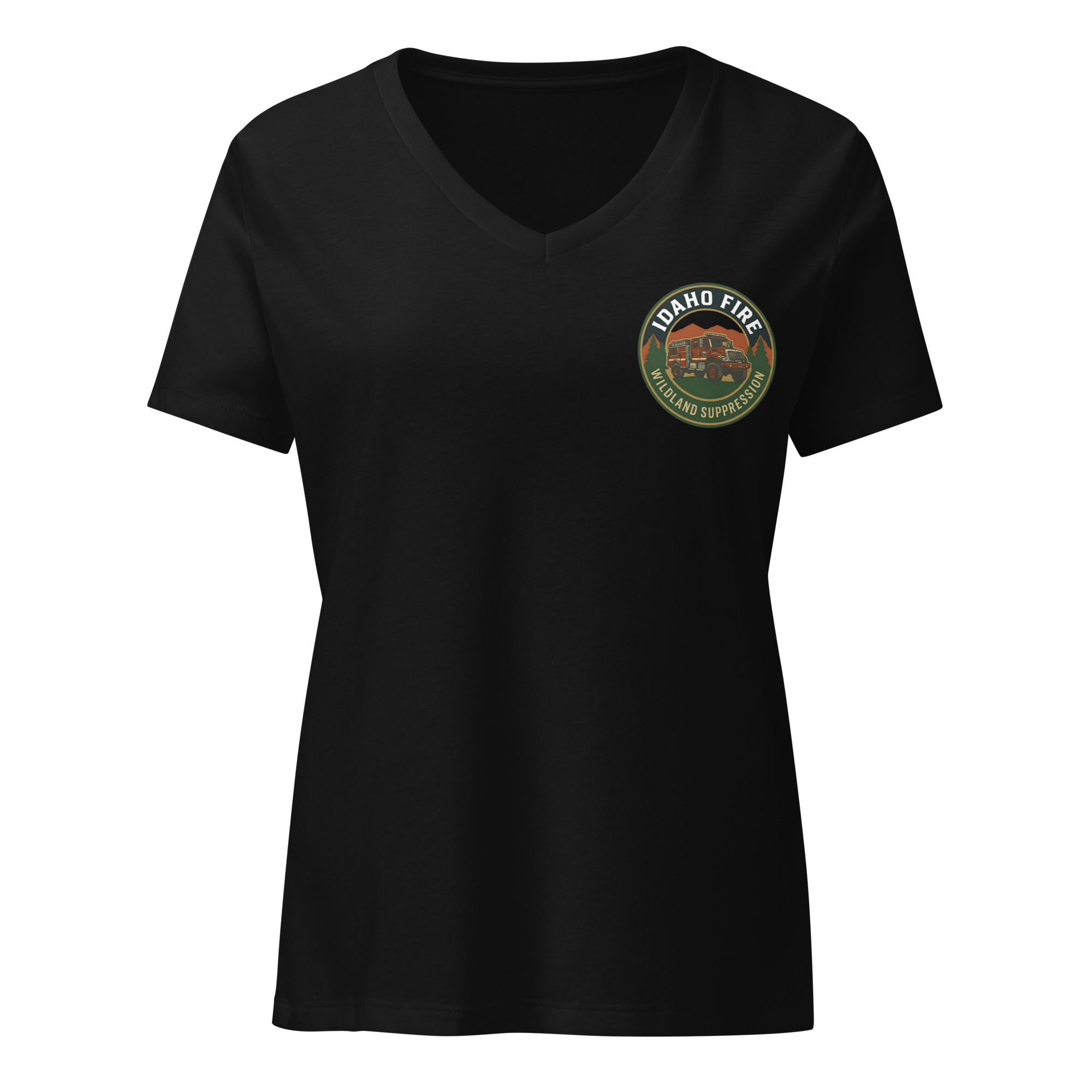 "Badass Wife" Women's Wildland Fire Tee - Image 2